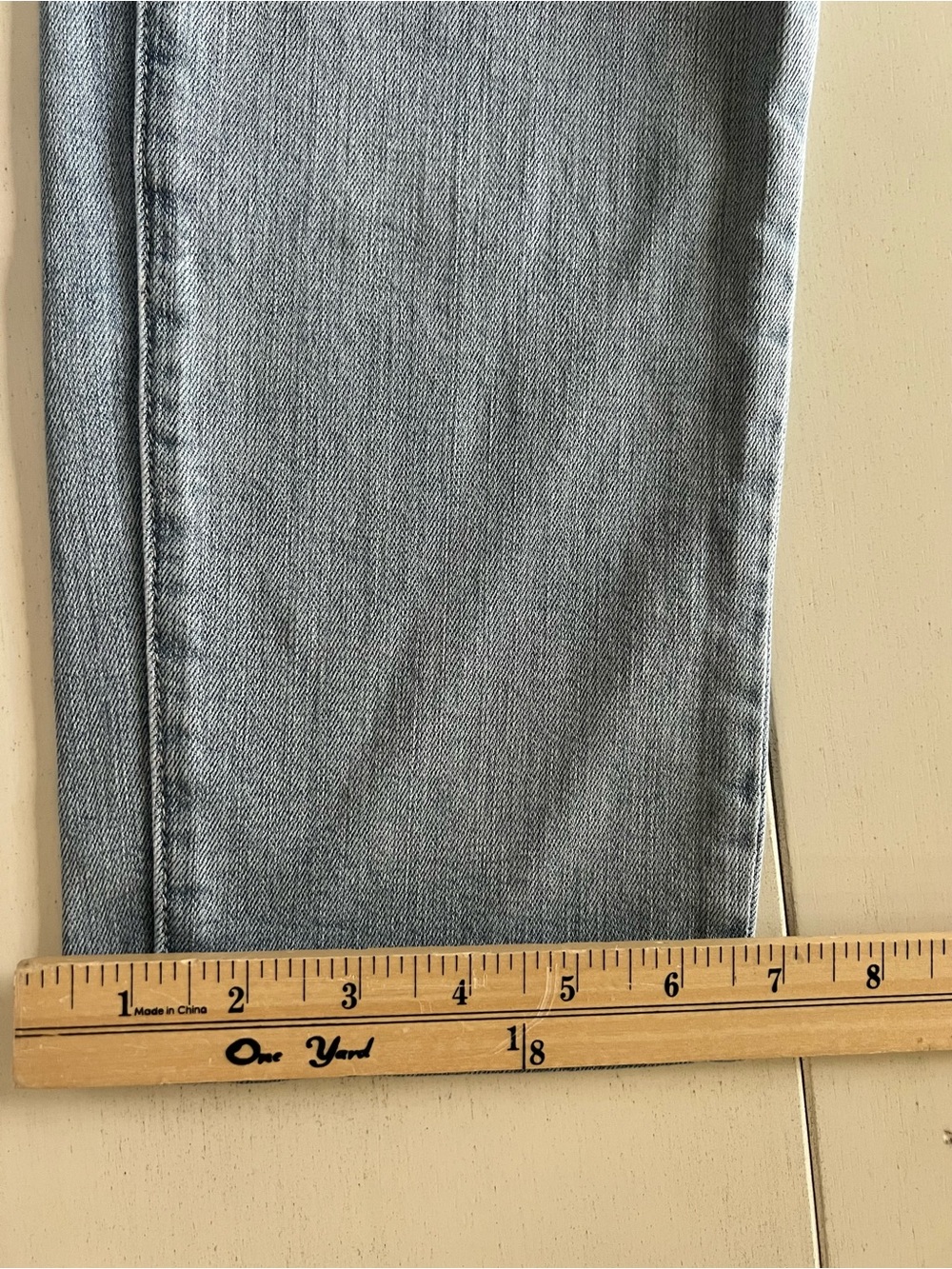 Talbots Light Blue straight Cropped Jeans Sz 6 NWOT - Picture 7 of 10